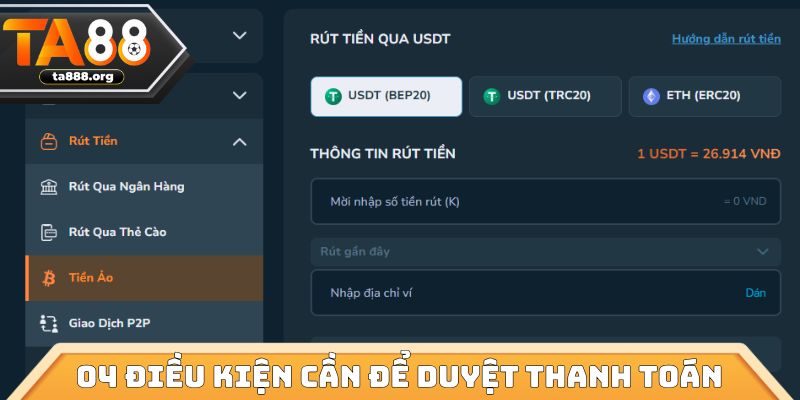 04 điều kiện cần để duyệt thanh toán