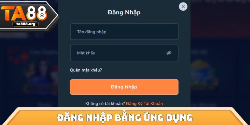 Đăng nhập bằng ứng dụng