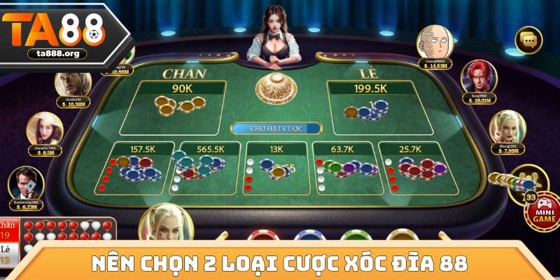 Nên chọn 2 loại cược để tăng tỷ lệ thắng