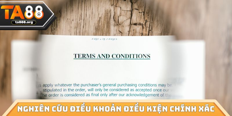 Nghiên cứu điều khoản điều kiện chính xác