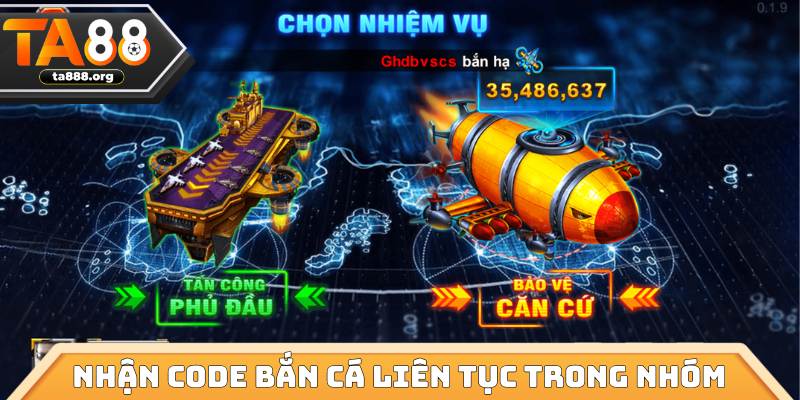 Nhận mã liên tục trong nhóm cộng đồng